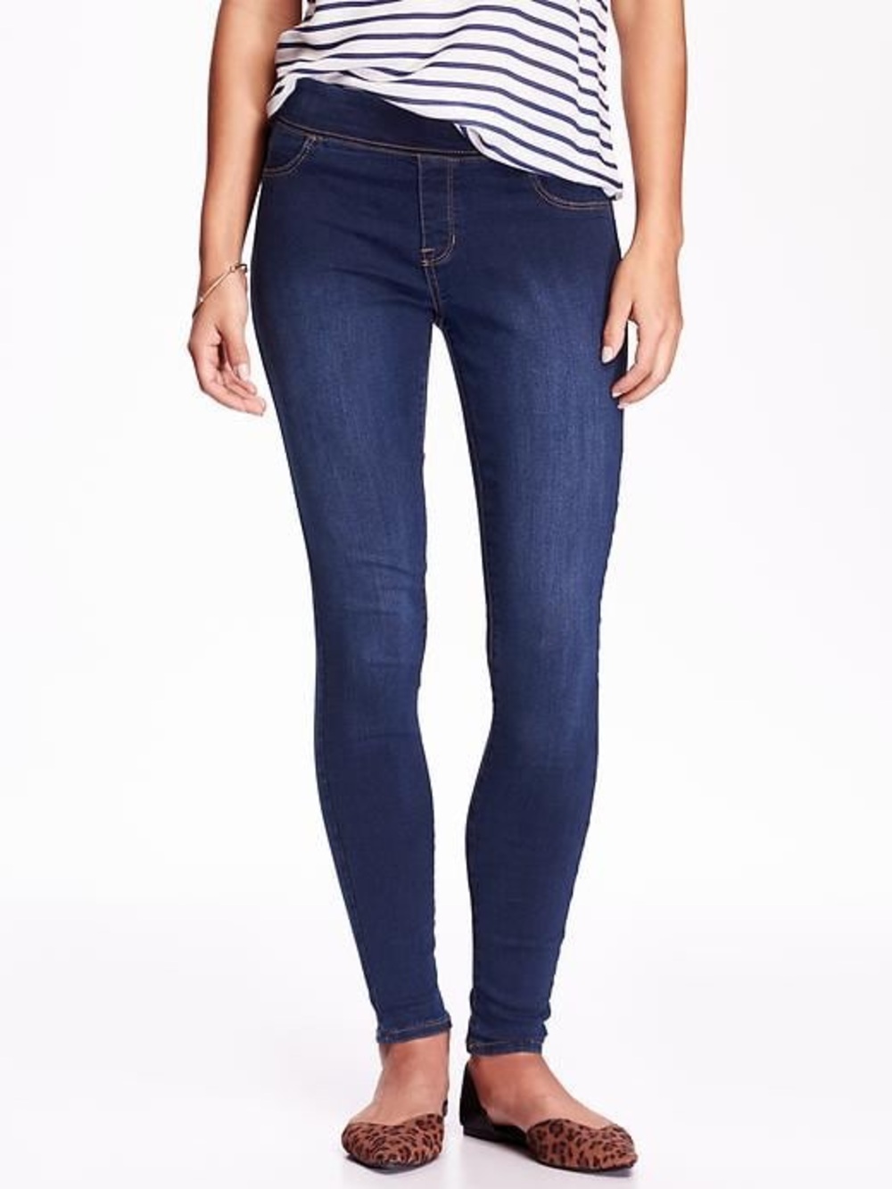 🫶 Old Navy Rockstar Pull-On Mid-Rise Skinny Jeggings Jeans Women's Size 4